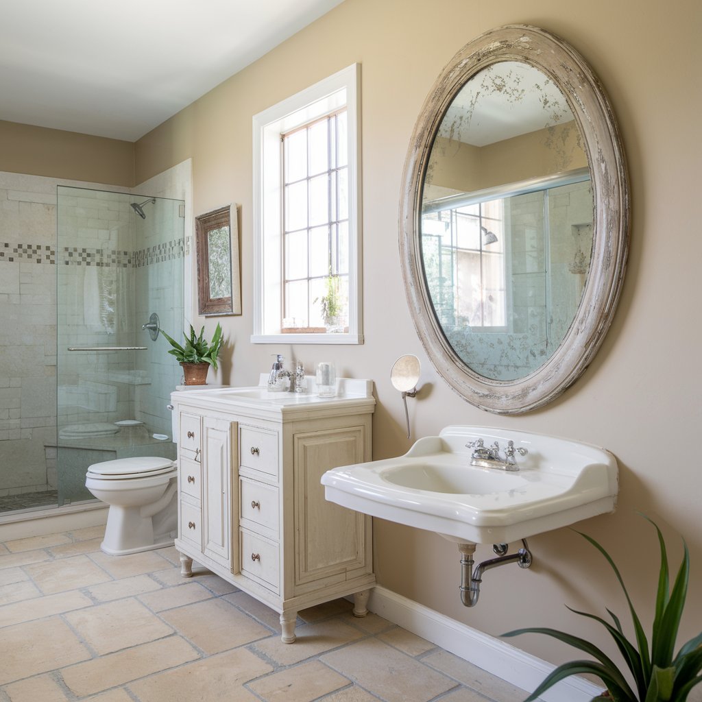 Antique Oval Mirrors