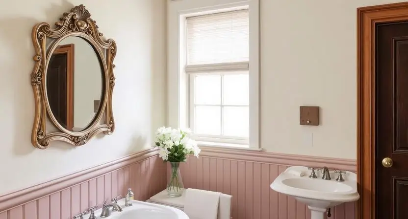 Vintage Bathroom Mirror Design Ideas