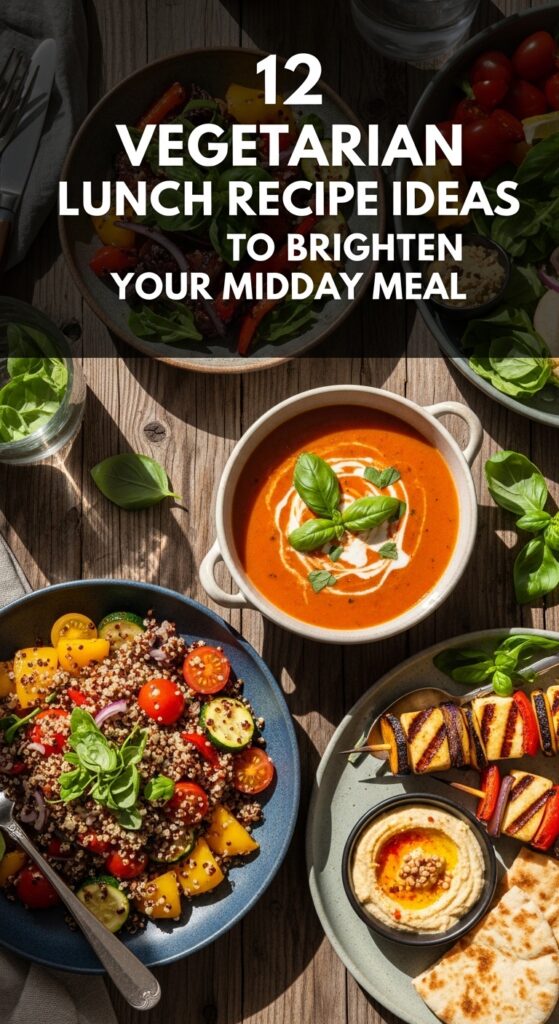 12 Vegetarian Lunch Recipe Ideas to Brighten Your Midday Meal