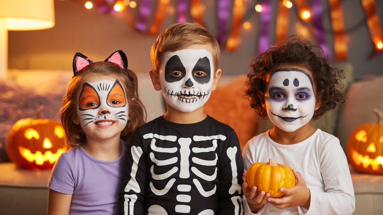12 Halloween Face Paint Ideas for Kids