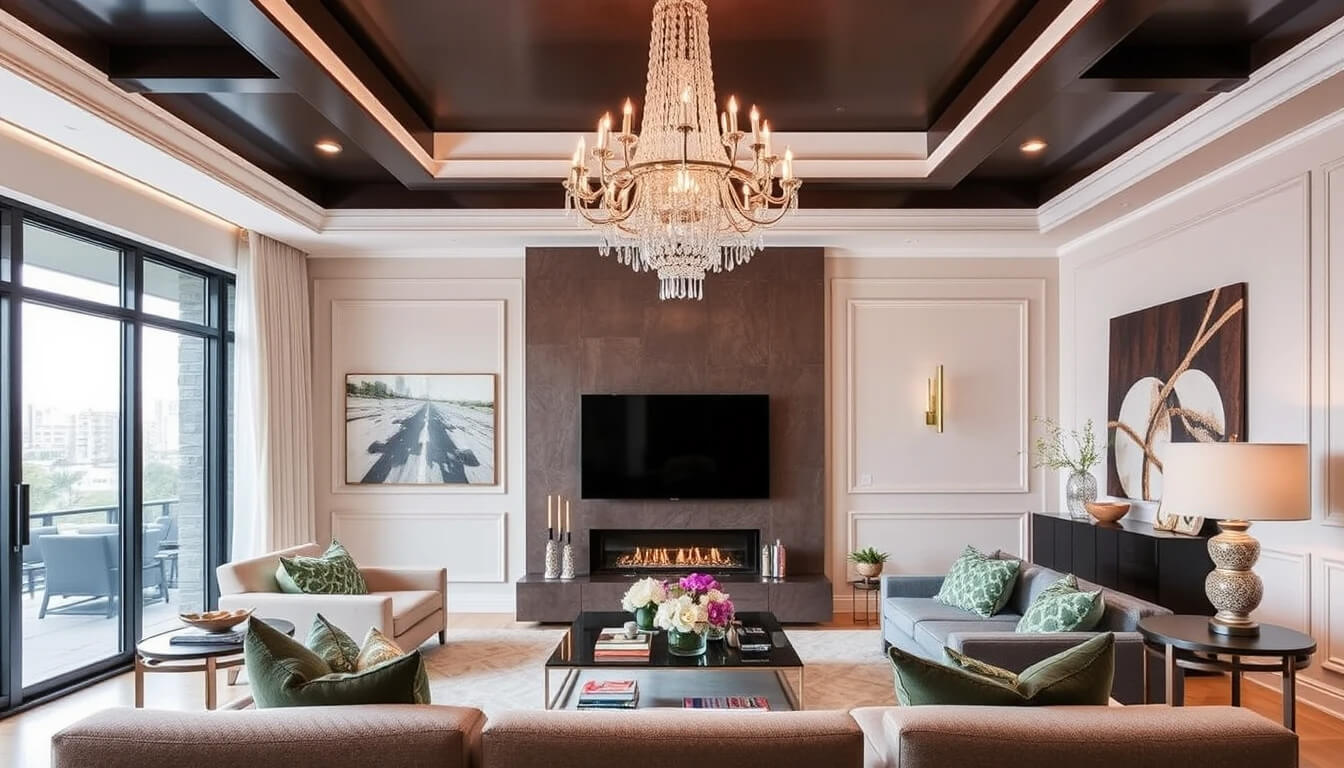 16 Luxury Living Room Chandelier Ideas to Impress Your Guests