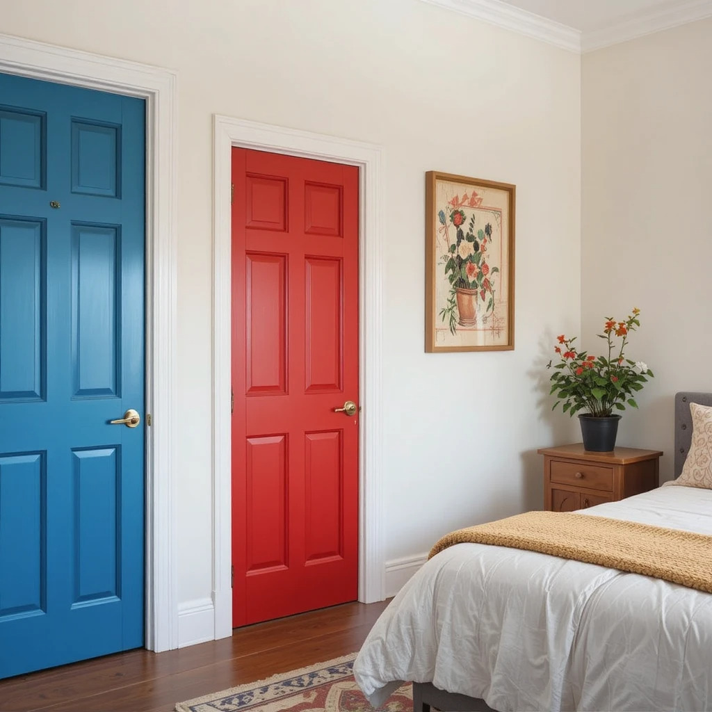 Bold Color Doors