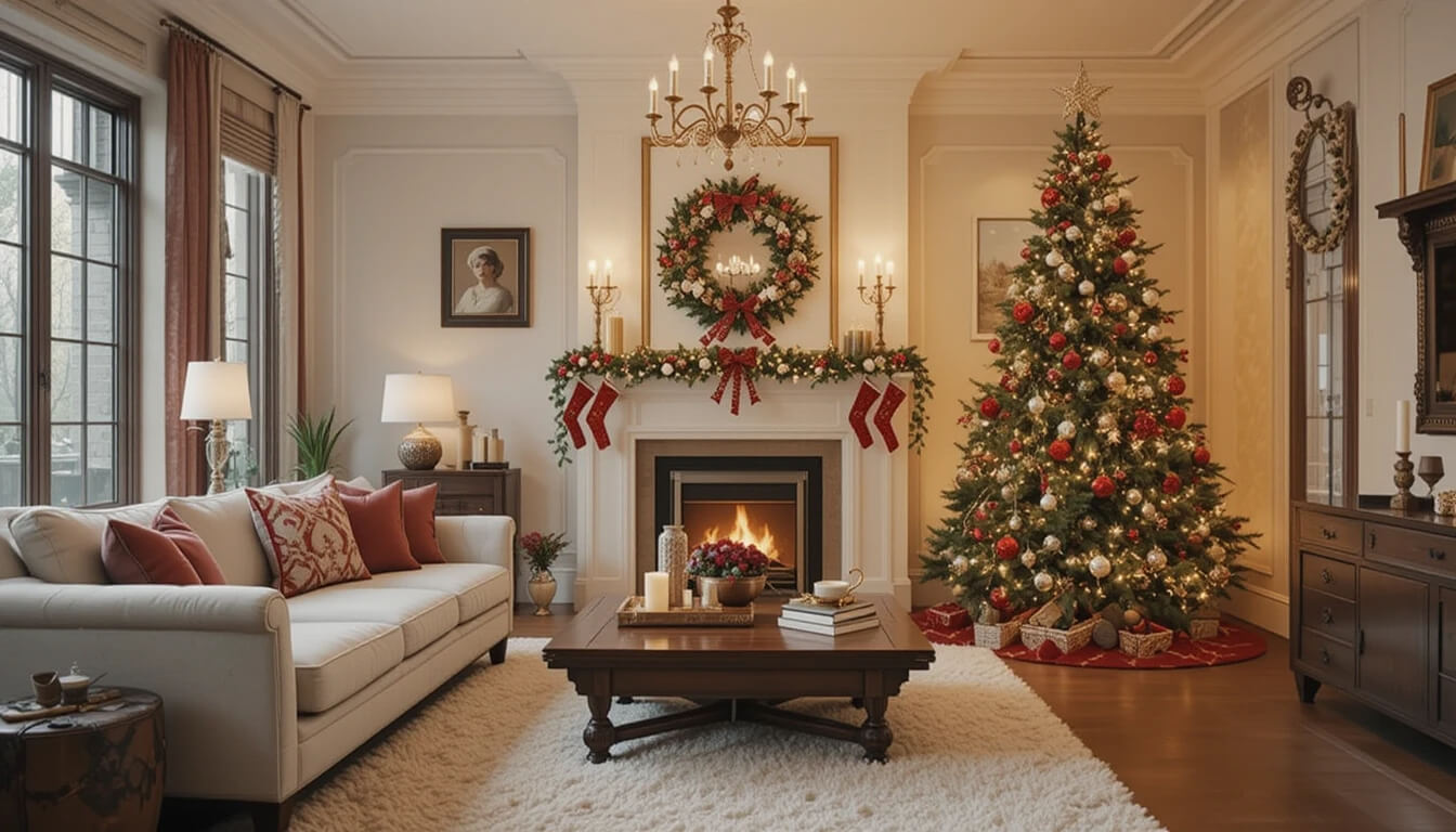 Christmas Décor Ideas for Living Room