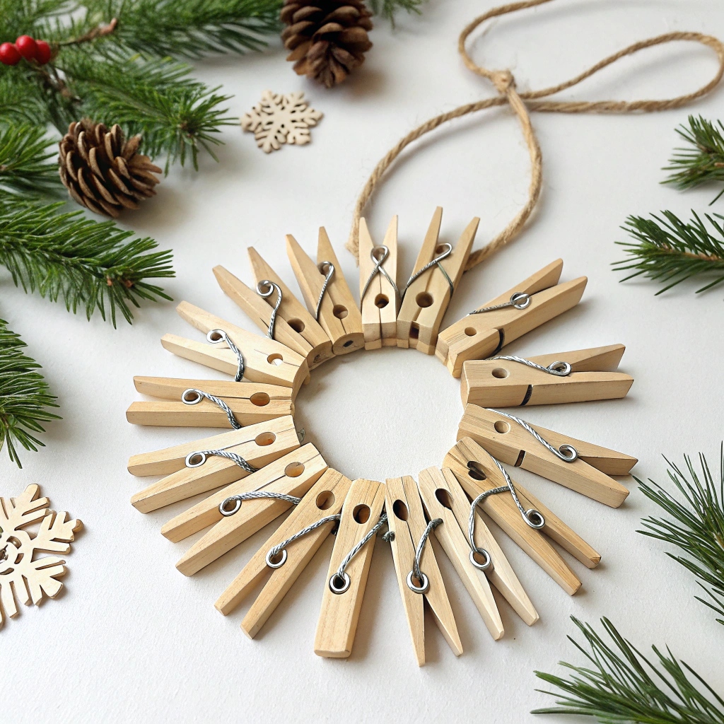 Clothespin ornaments