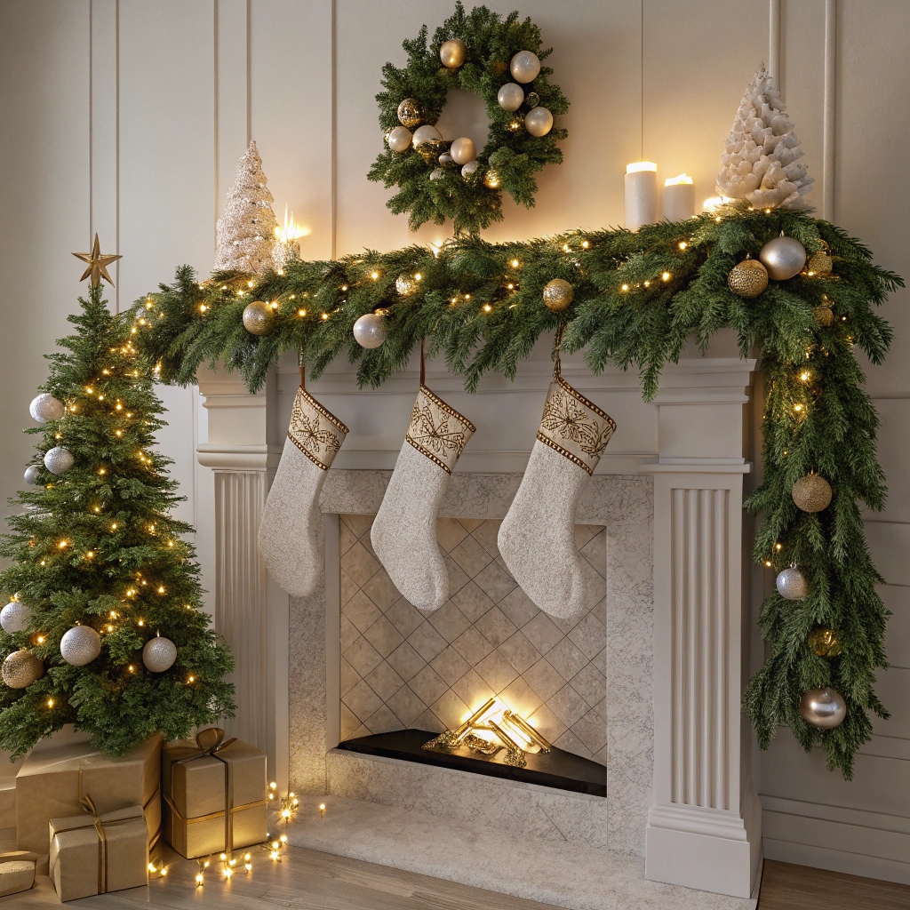 Cozy Fireplace Garland