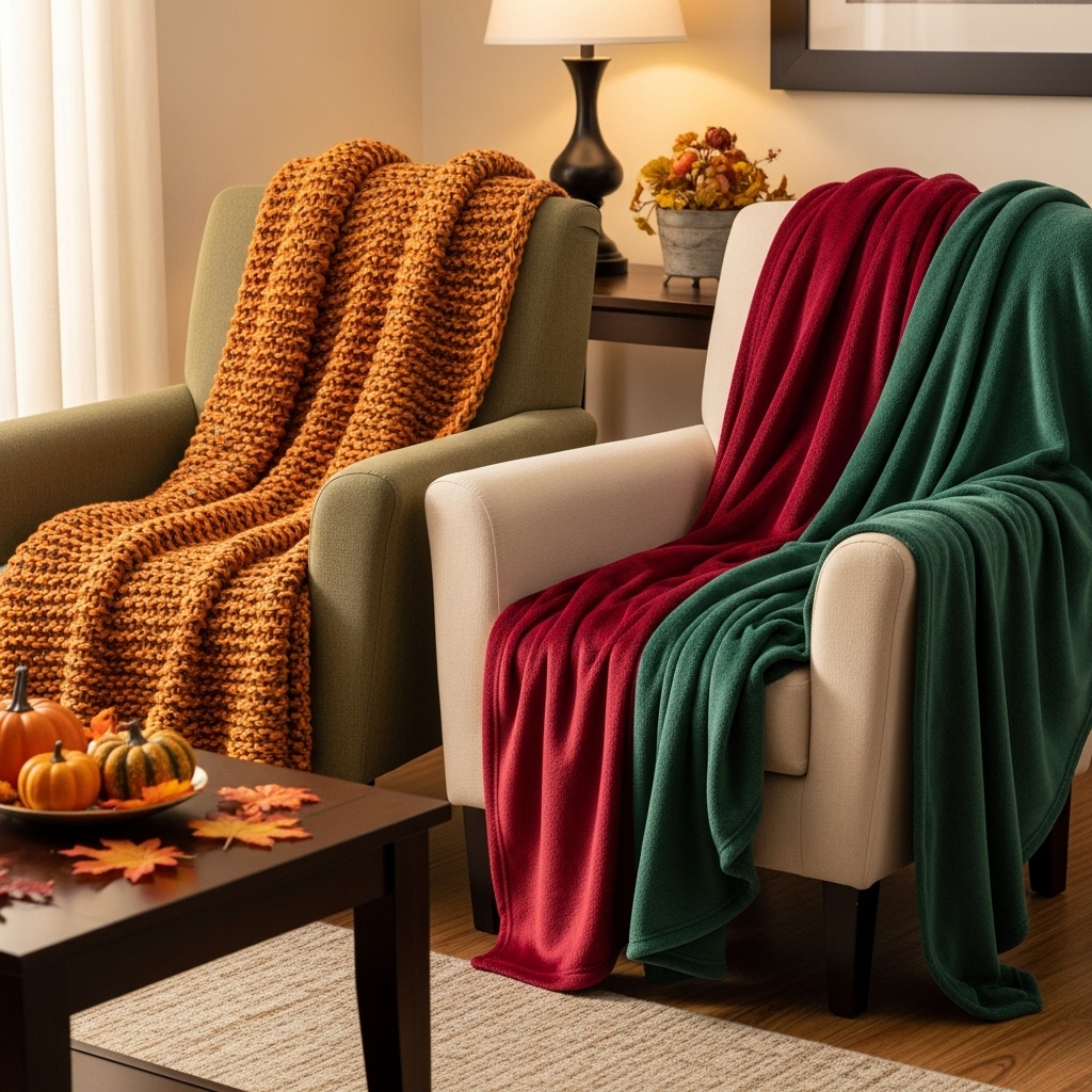  Cozy Throws to Chairs