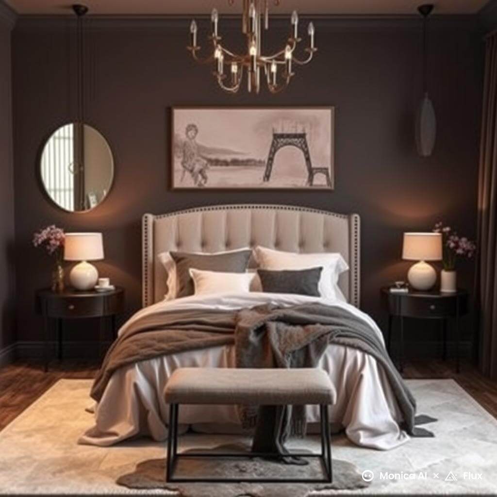 Dusty Rose and Charcoal