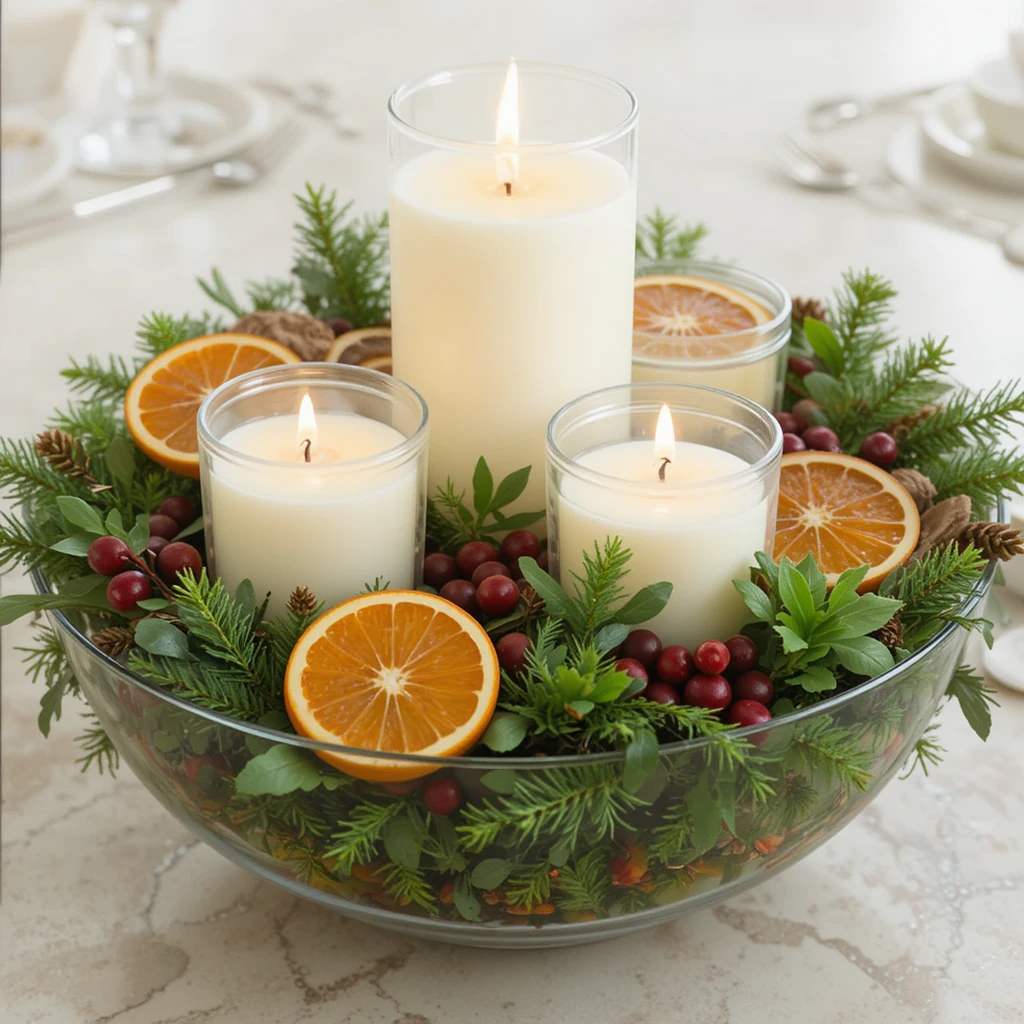 Floating Candle Centerpiece