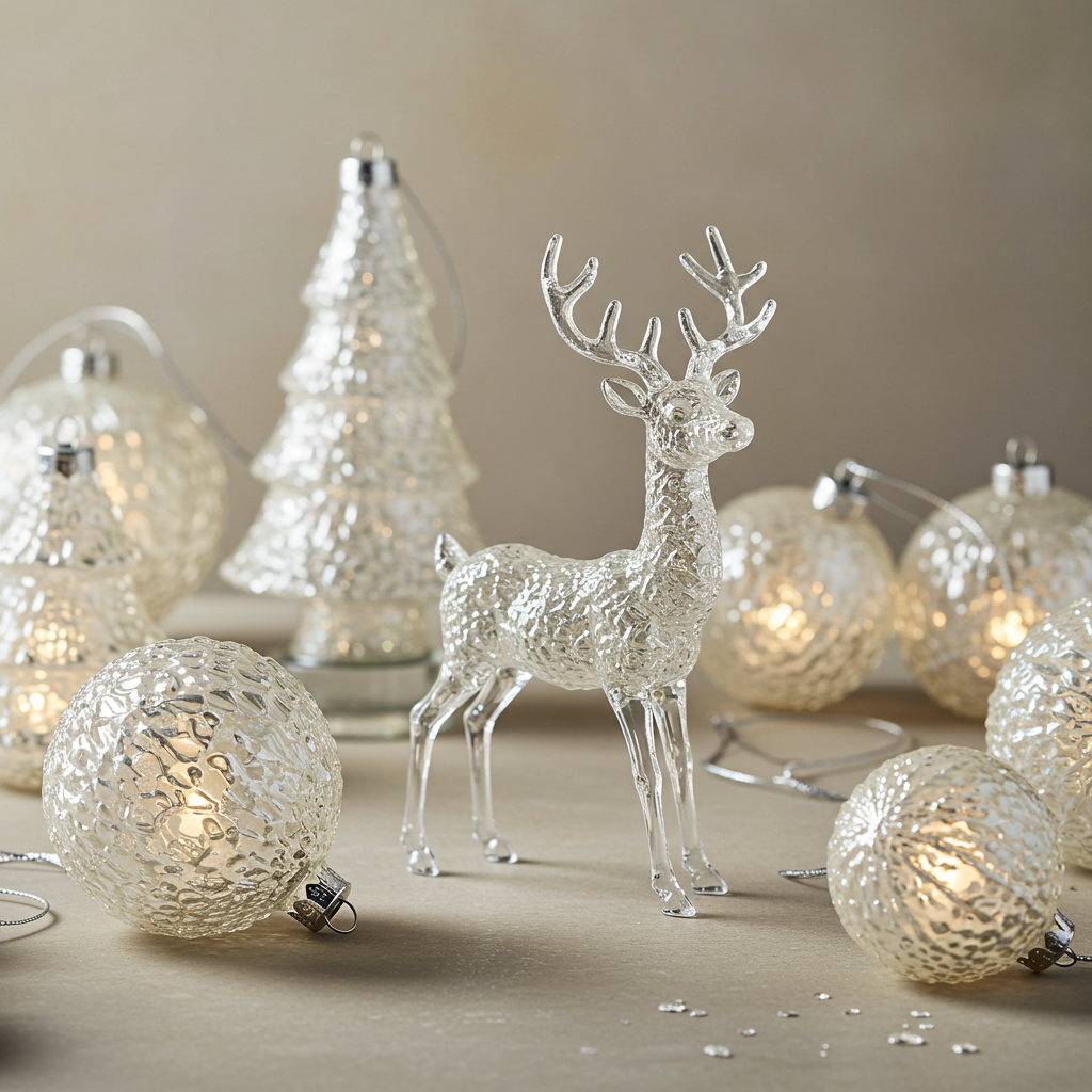 Frosted Glass & Acrylic Decor