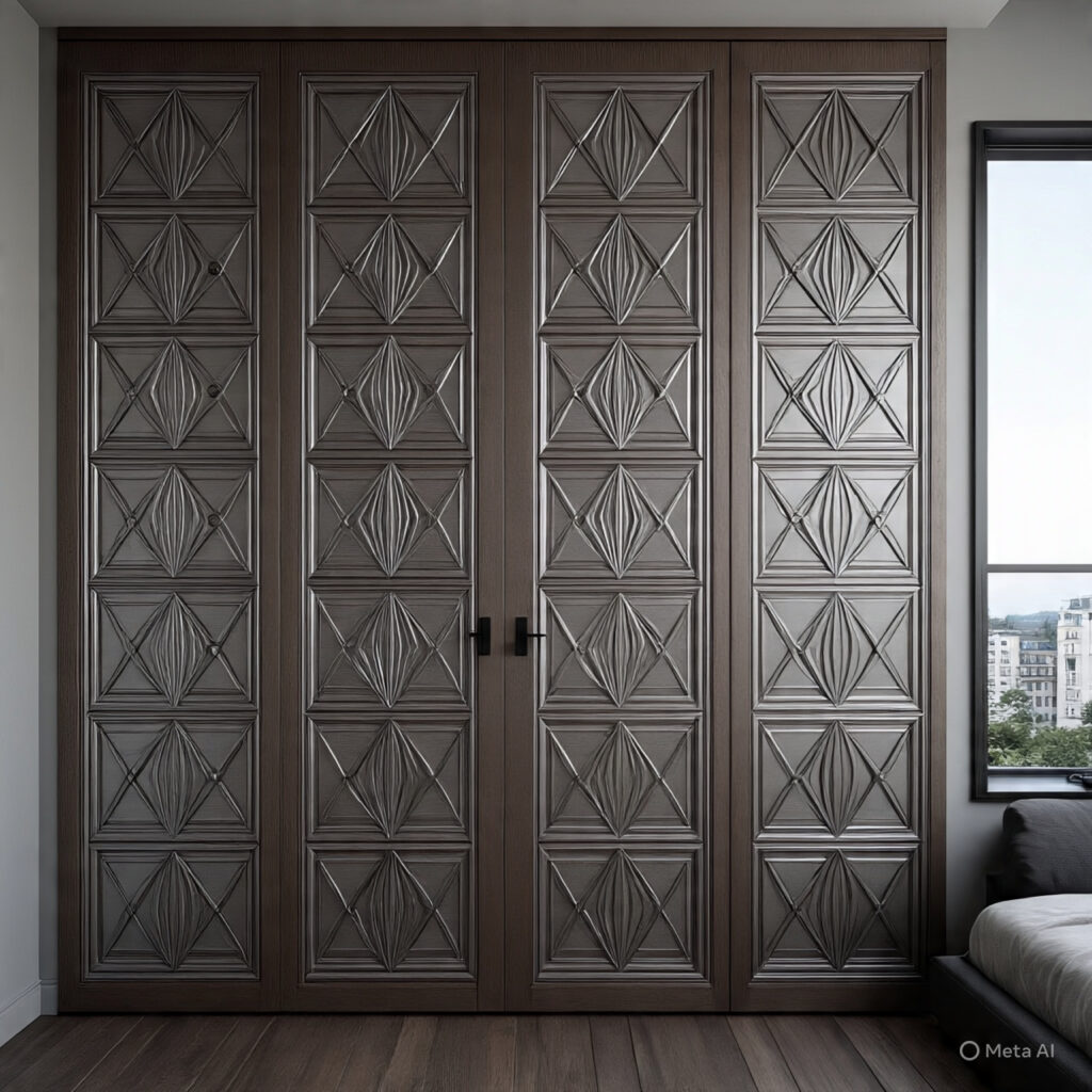 Geometric Pattern Doors