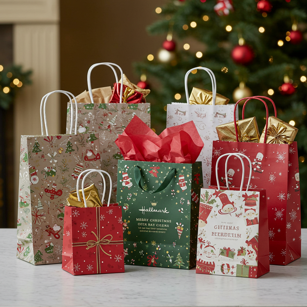 Hallmark Classic Christmas Gift Bags