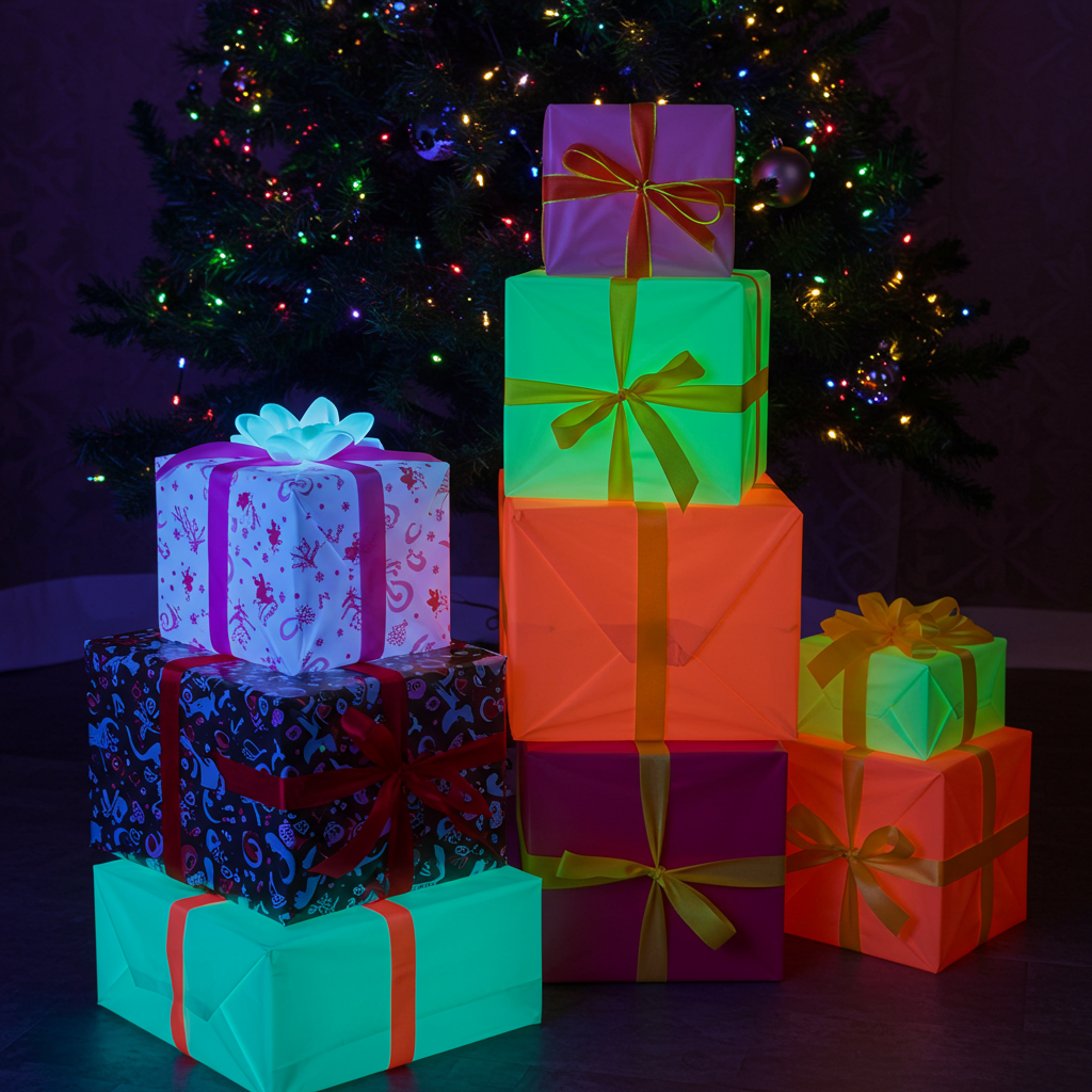 Neon Gift Wrapping