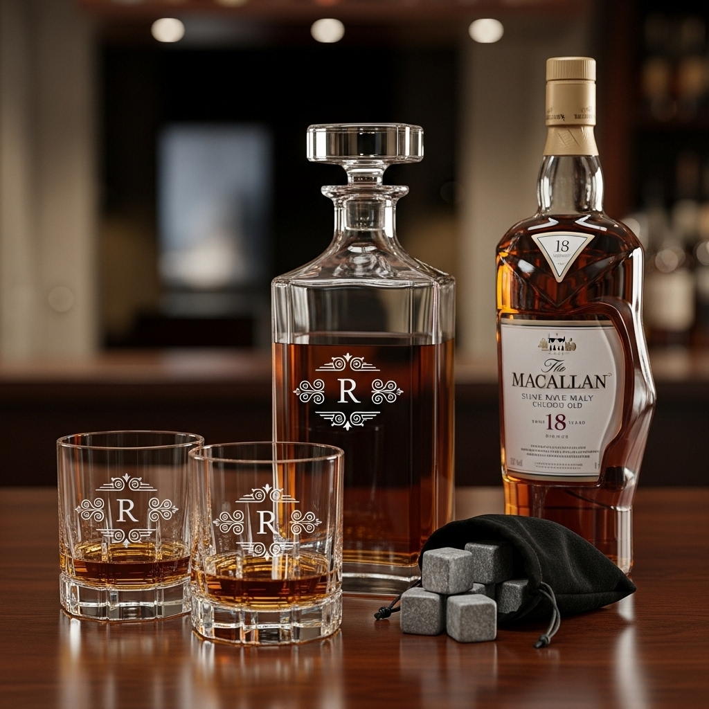 Personalized Whiskey Set