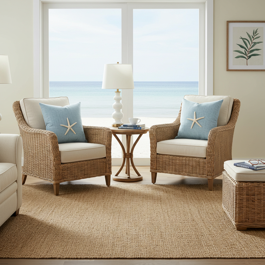 Rattan Armchairs