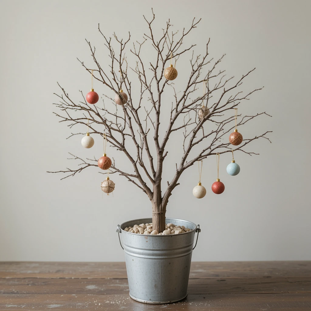 Rustic Twig Christmas Tree