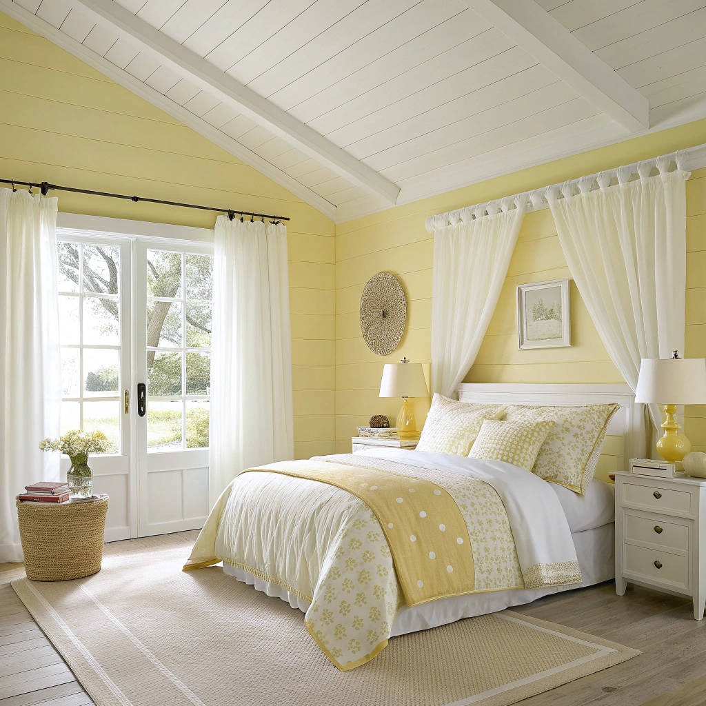 Soft Yellows and Whites
