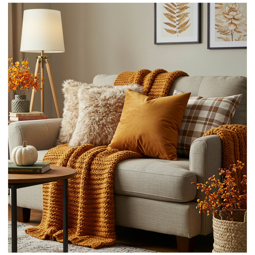 Textured Throws and Pillows
