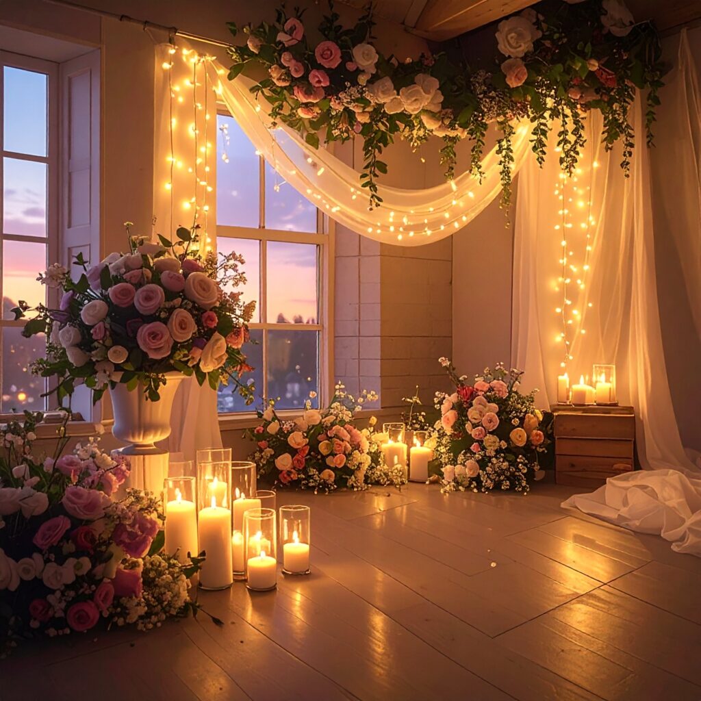 Twinkling Fairy Lights and Warm Glow