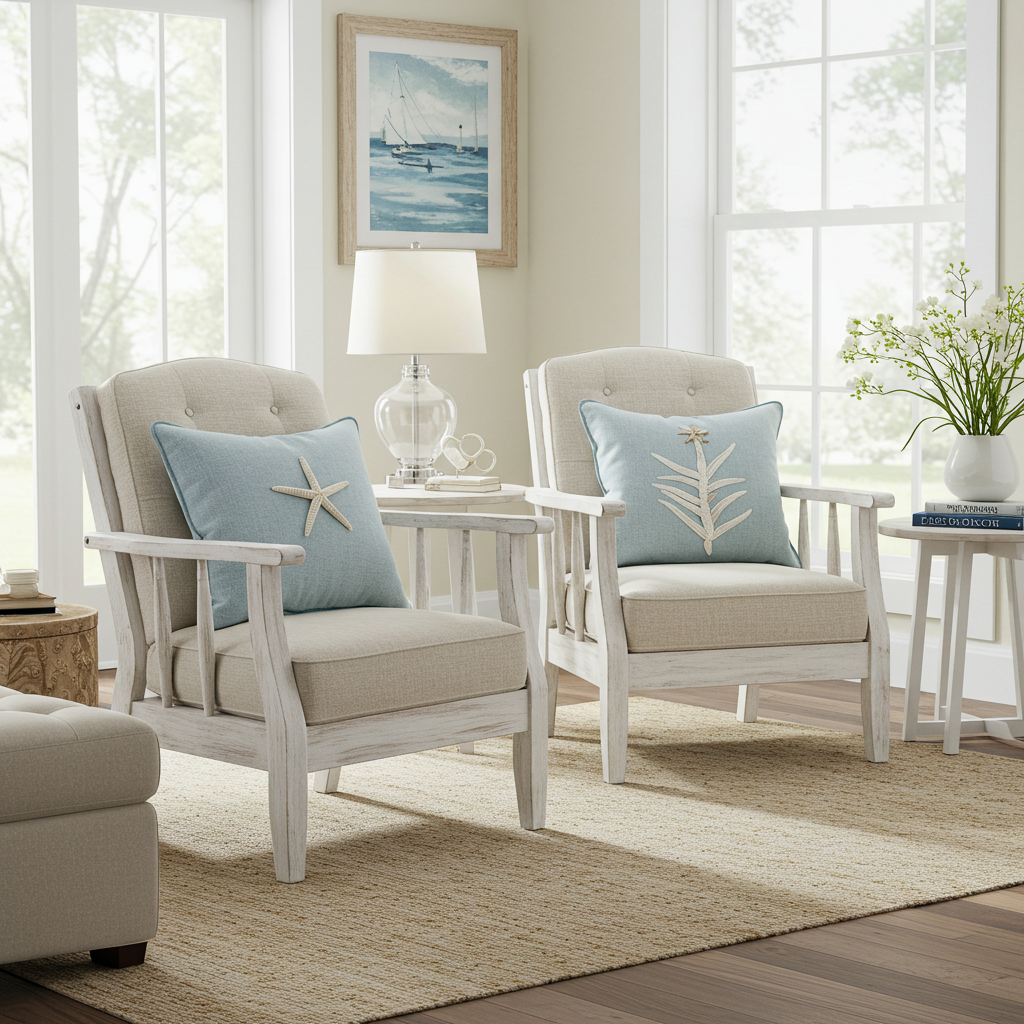 Whitewashed Wood Chairs