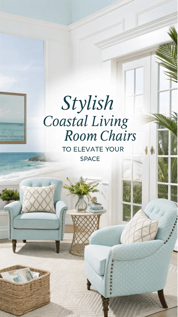 Stylish Coastal Living Room Chairs