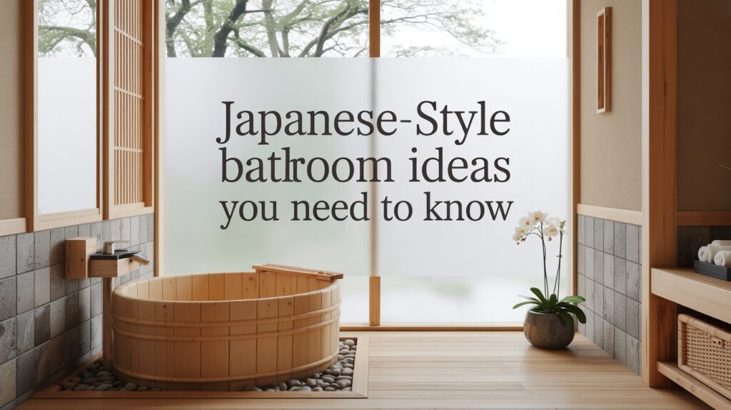 17 Japanese-Style Bathroom Ideas You Need to Know