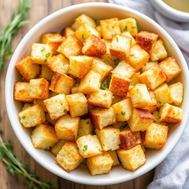 Buttery Herb Toasted Bread Stuffing