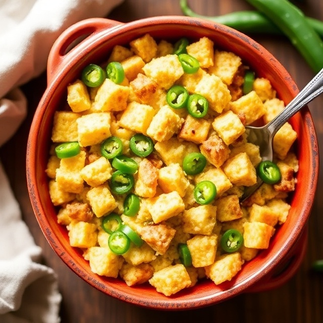 Cornbread and Jalapeño Stuffing