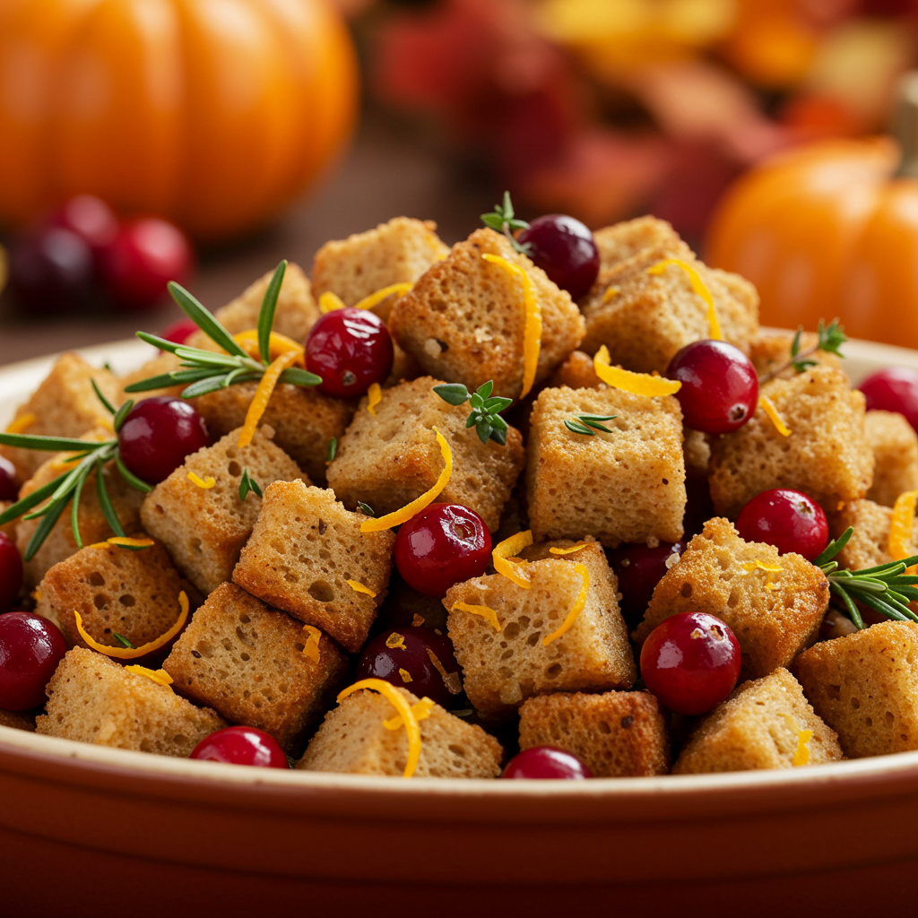 Cranberry and Orange Zest Stuffing