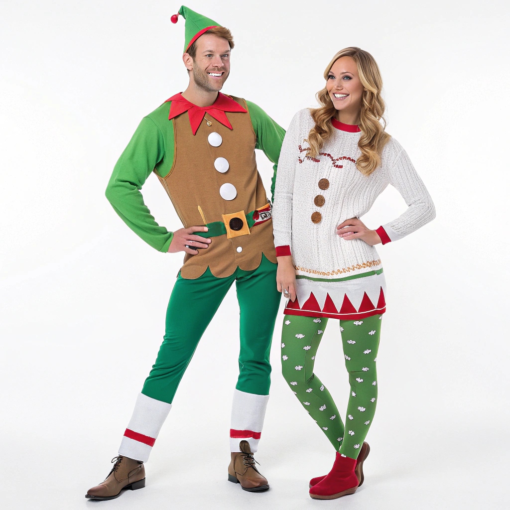Creative Christmas Couple Costumes
