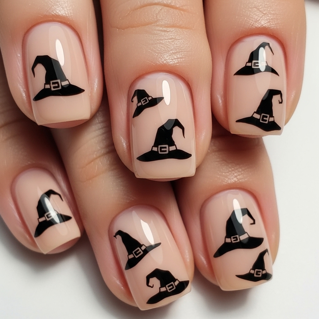 Cute Witch Hat Silhouettes