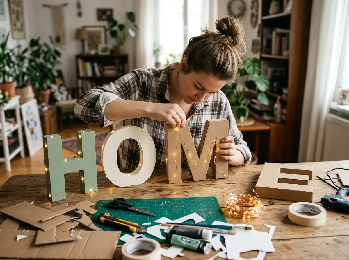 DIY Light Letters