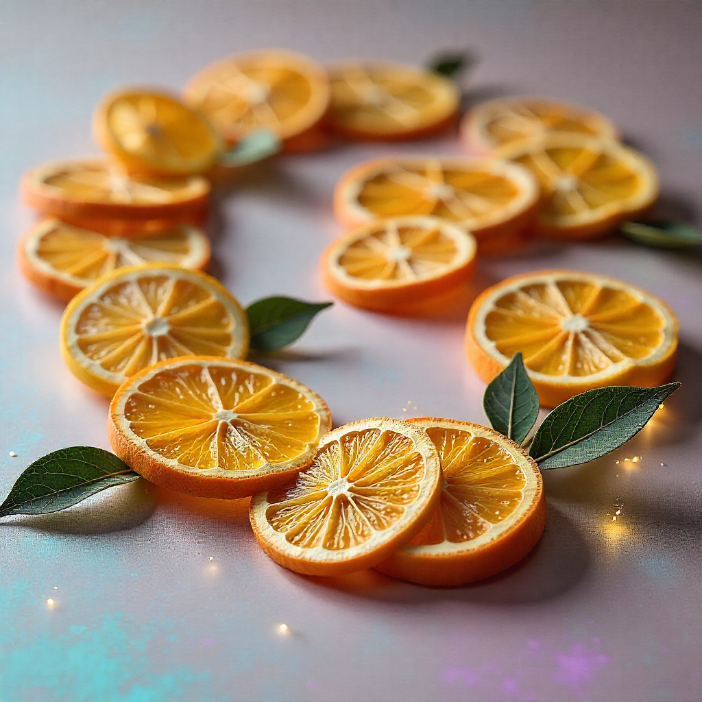 Dried Citrus Garland and Ornaments