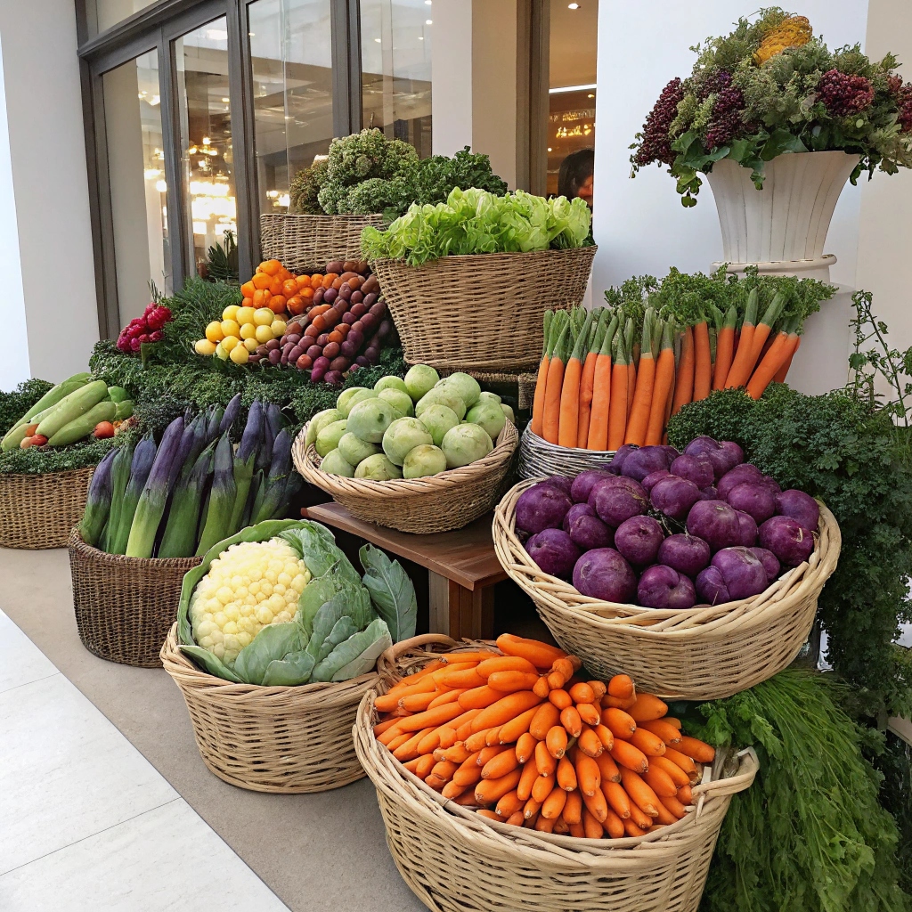 Edible Vegetable Displays