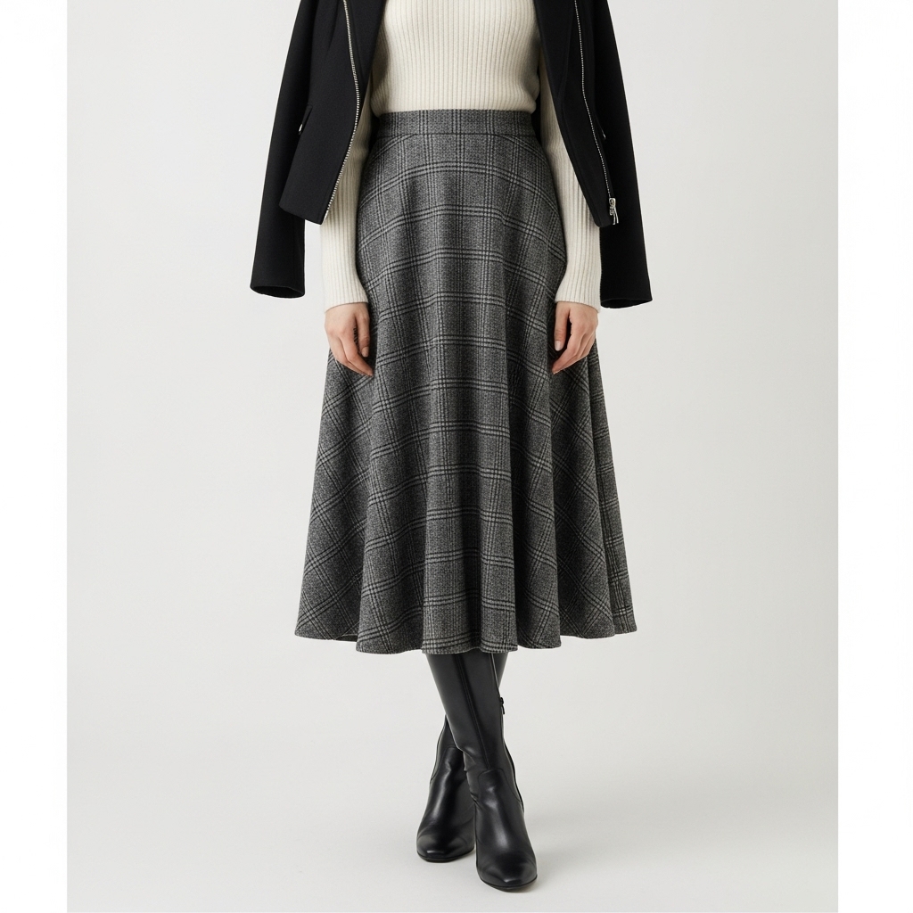 Effortless Chic with Midi Skirts