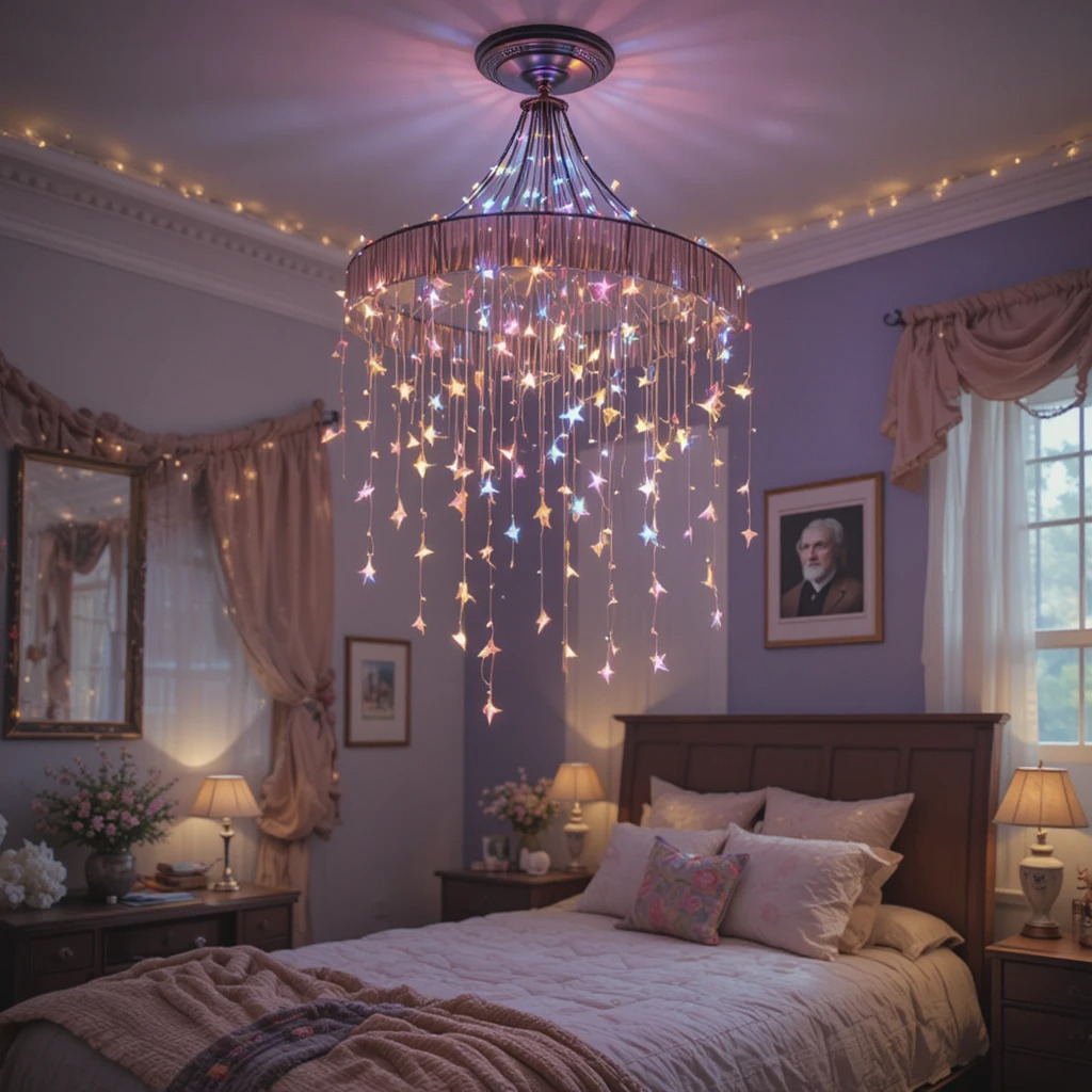 Fairy Light Chandelier