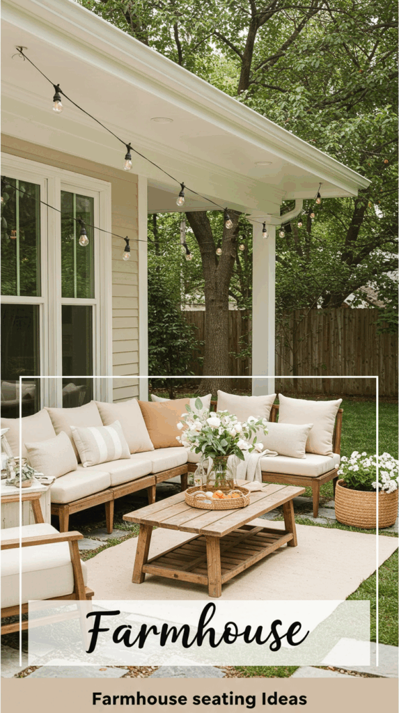 15 Farmhouse Backyard Seating Area Ideas to Transform Your Outdoor Space