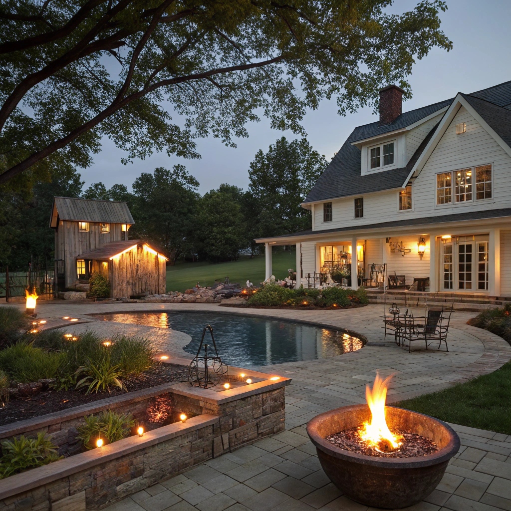 Fire and Water Features