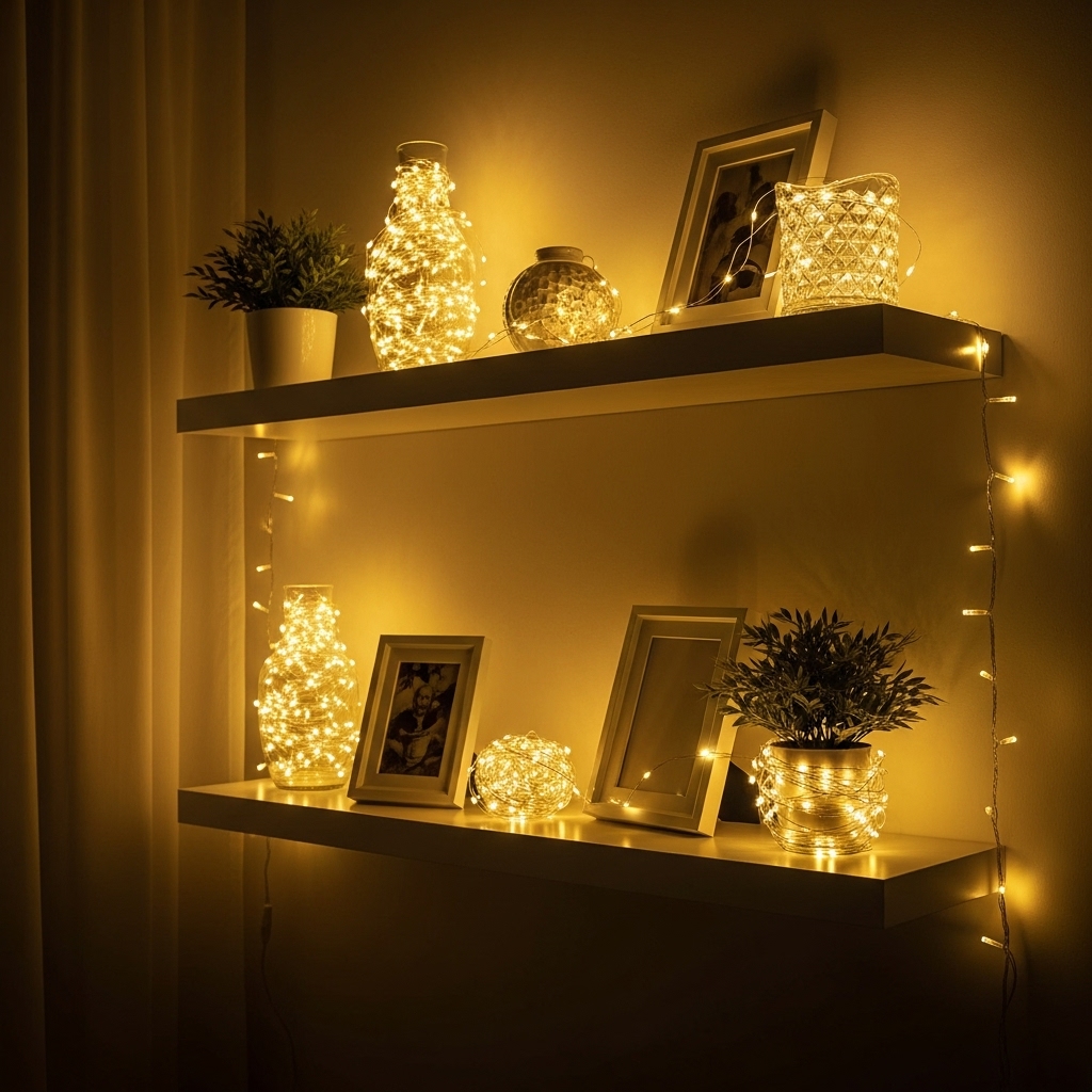 Floating Shelf Lights