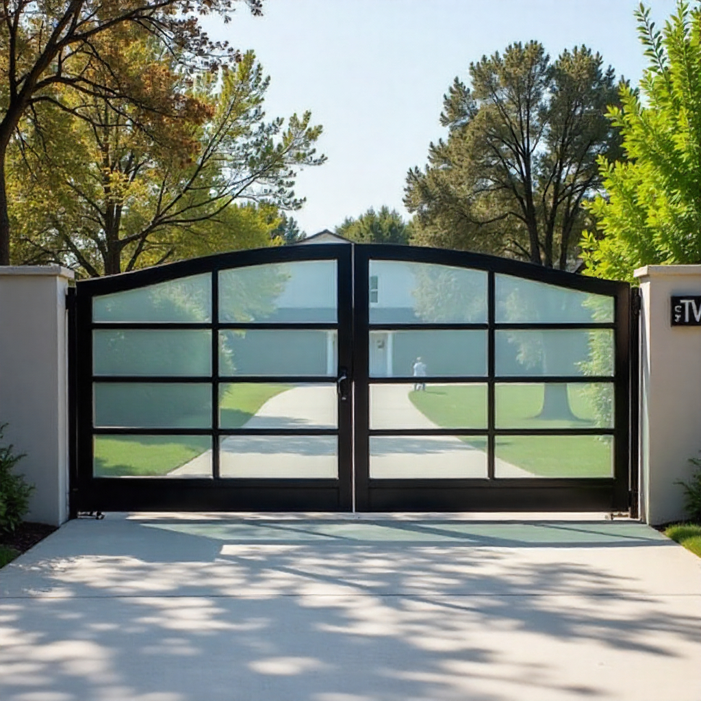 Glass Panel Gates
