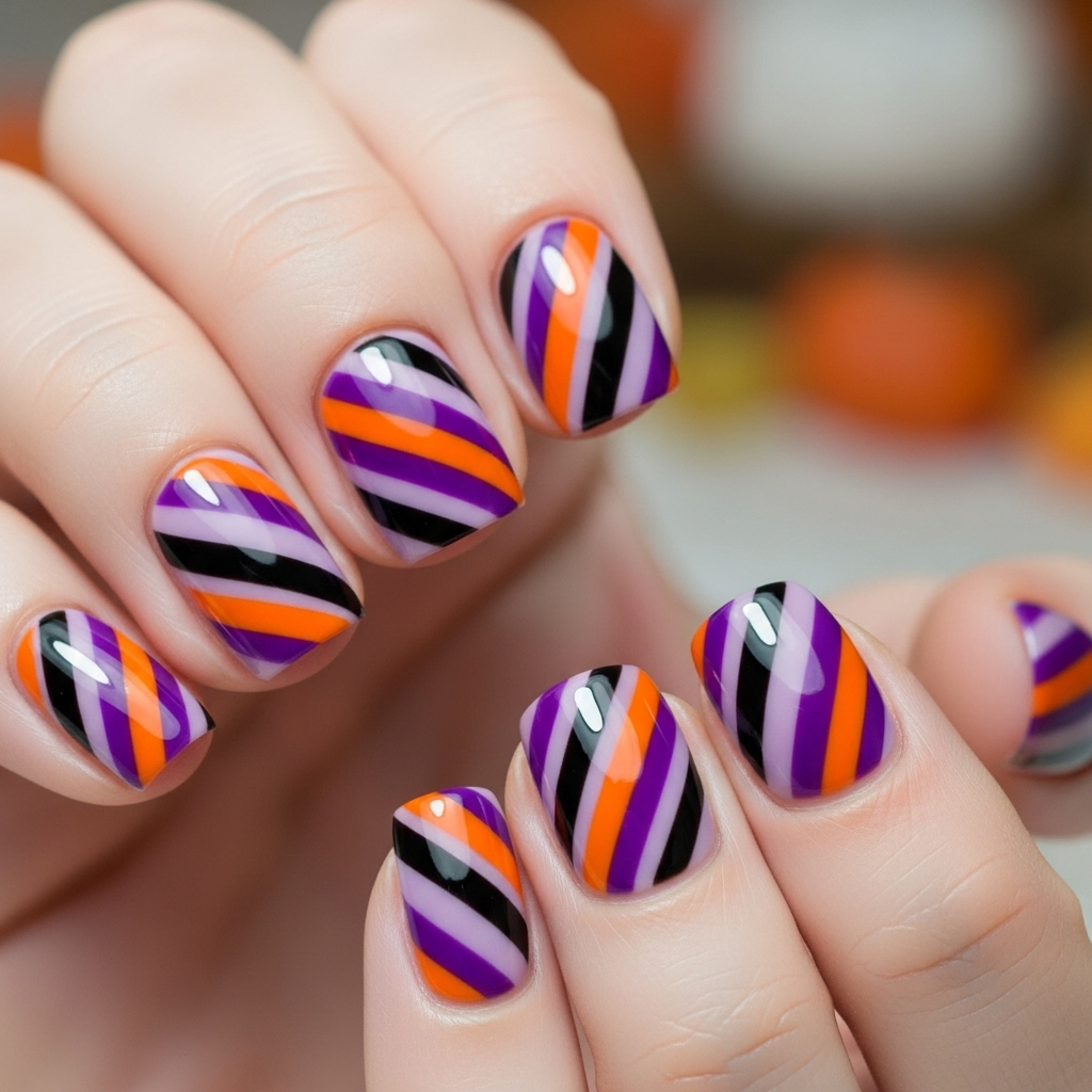 Halloween Candy Stripes