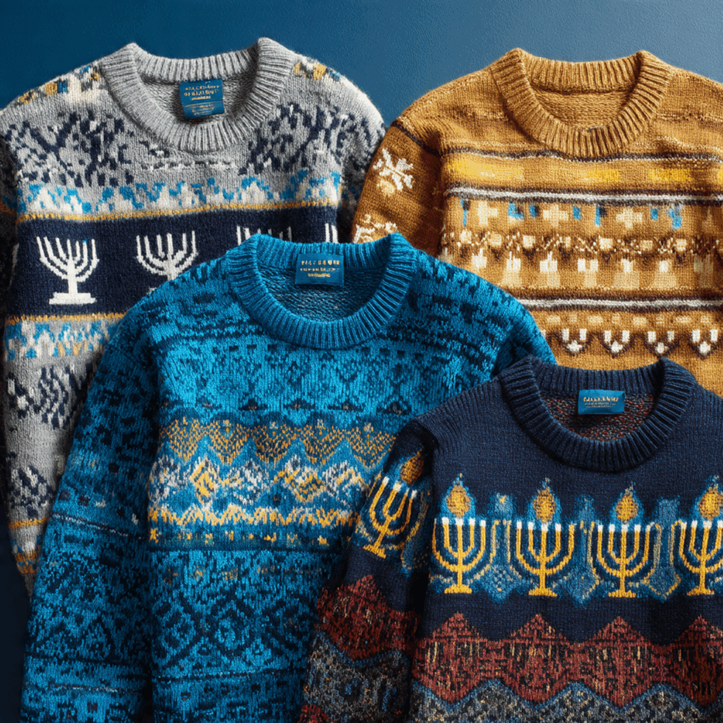 Hanukkah-Themed Sweaters