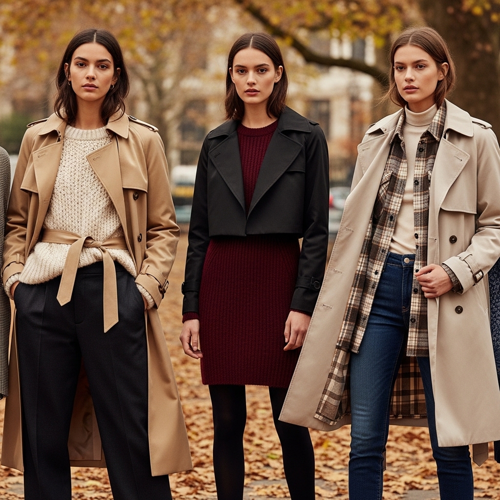 Layered Look with Trench Coats