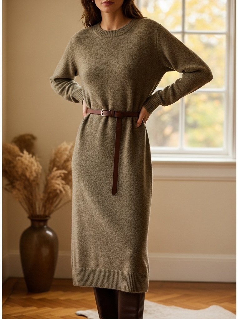 Midi Sweater Dress