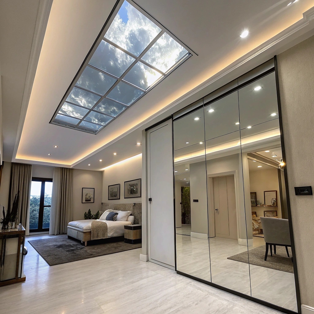 Mirrored Ceiling