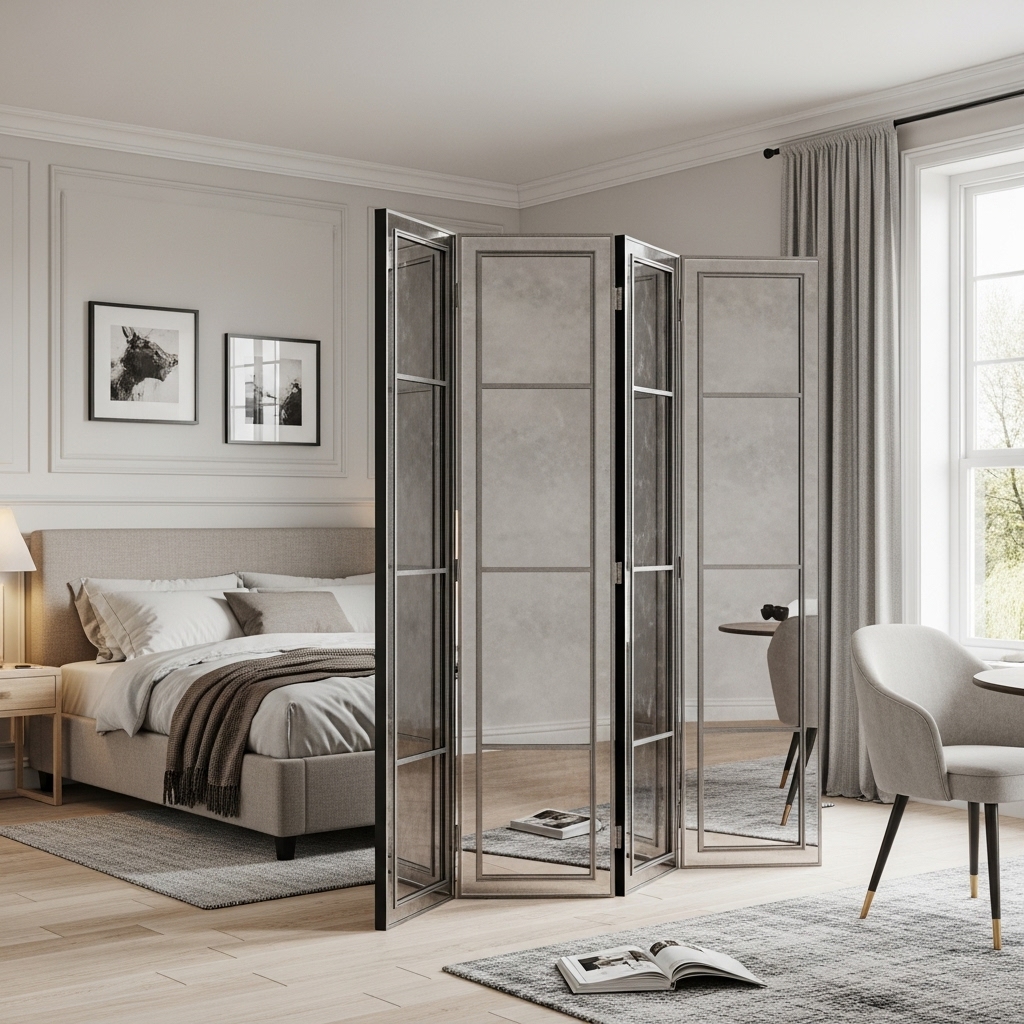 Mirrored Room Divider