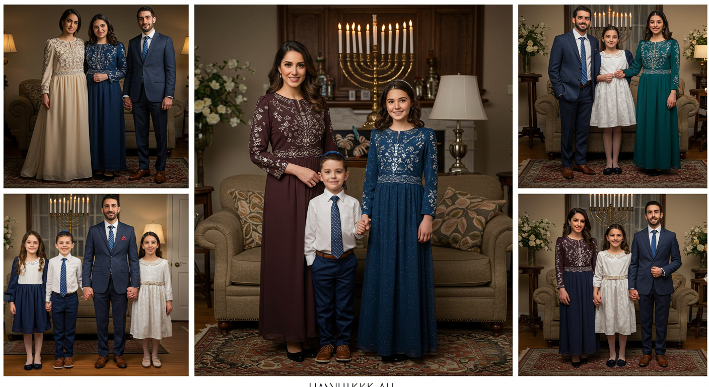 Modest Hanukkah Outfit Ideas for Family Gatherings