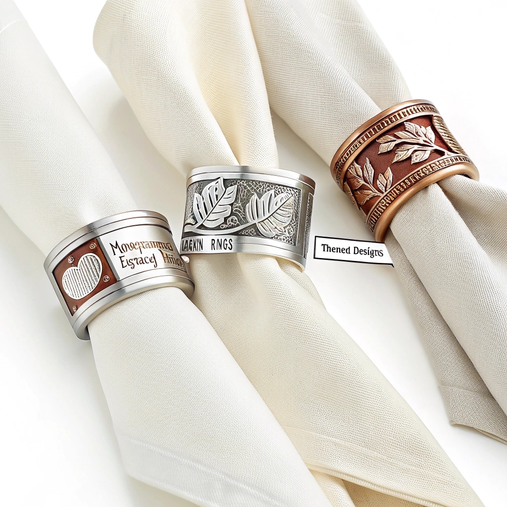 Monogrammed Napkin Rings