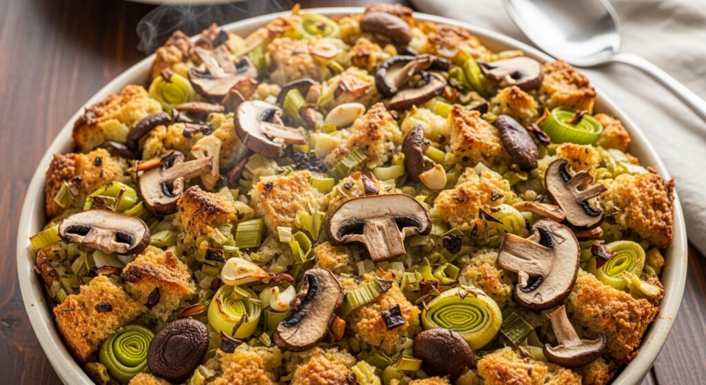 Mushroom and Leek Stuffing