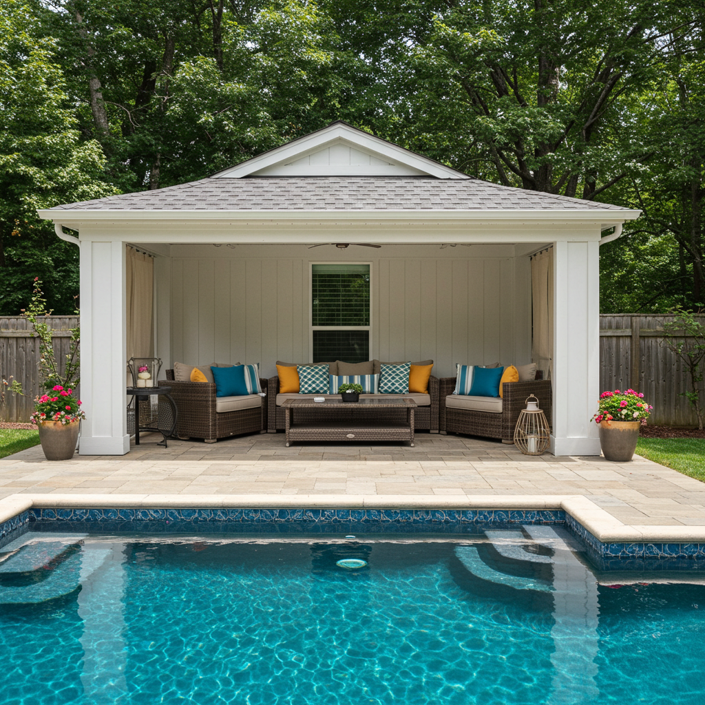 Poolside Cabanas