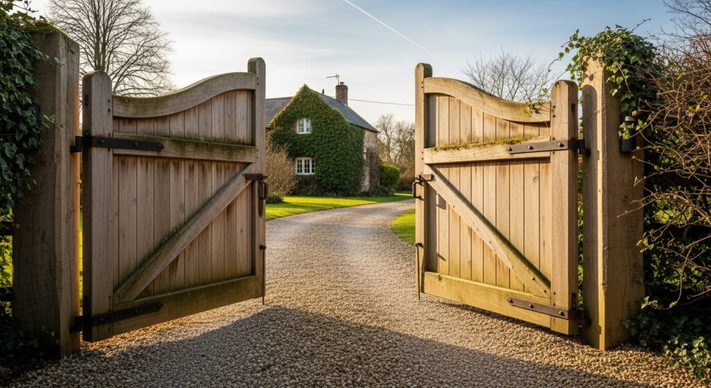 Rustic Wooden Gates